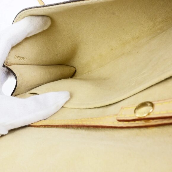 LOUIS VUITTON Pochette Twin GM 2Way Shoulder Bag Monogram Brown - Picture 7 of 16